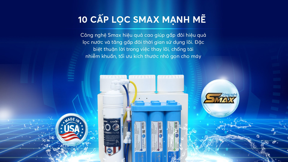 10 cấp lọc Smax