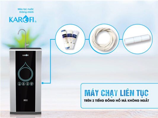 Tại sao máy lọc nước Karofi lọc liên tục mà không ngắt?