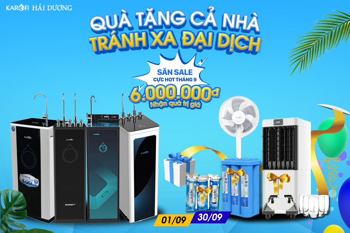 Karofi Hải Dương khuyến mãi tháng 9 2021