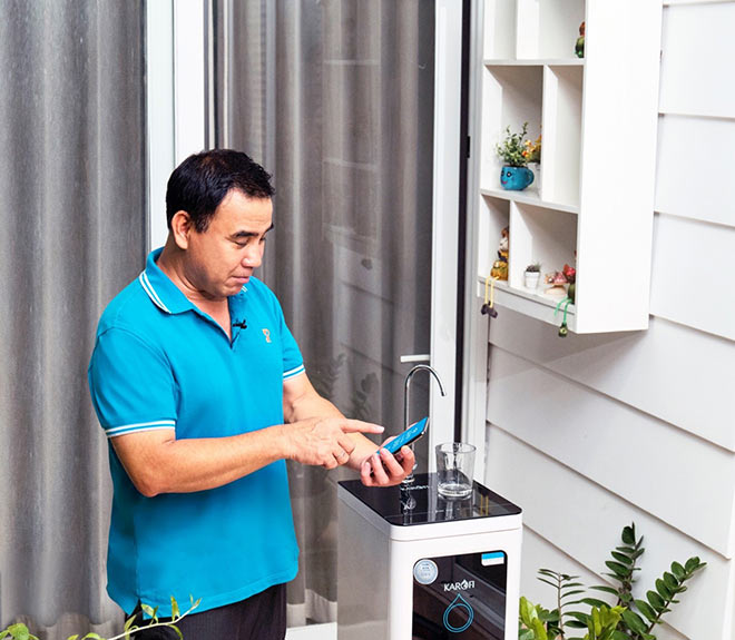 cảnh báo cần thay lõi lọc