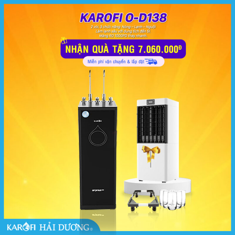 chương trình khuyến mãi t10 - karofi D138