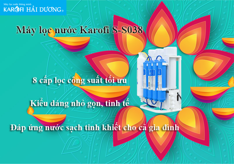 Máy lọc nước Karofi S-S038