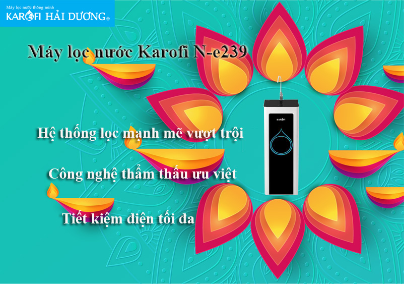 Máy lọc nước Karofi 9 cấp N-e239