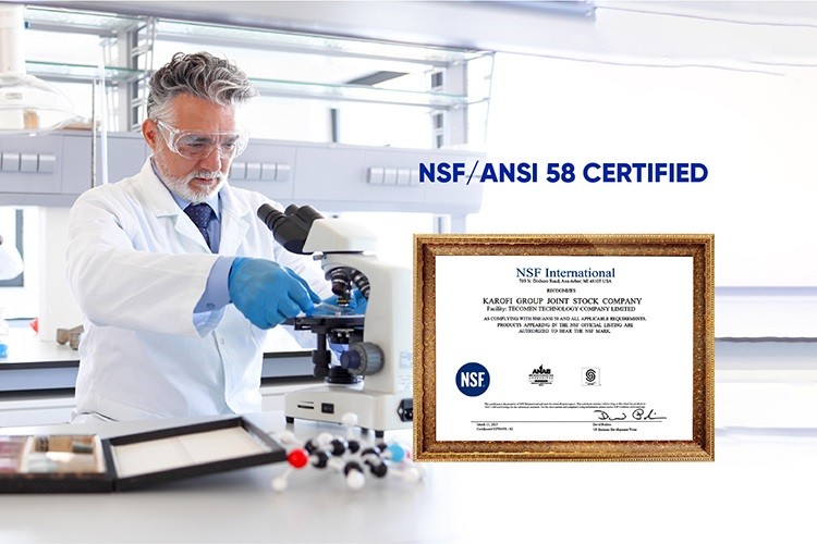 NSFANSI 58 - Chứng nhận quốc tế uy tín của Mỹ