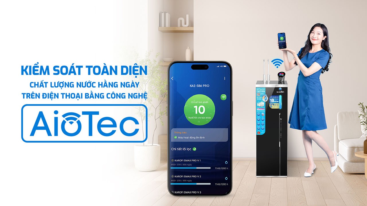 Theo dõi chất lượng nước bằng công nghệ thông minh