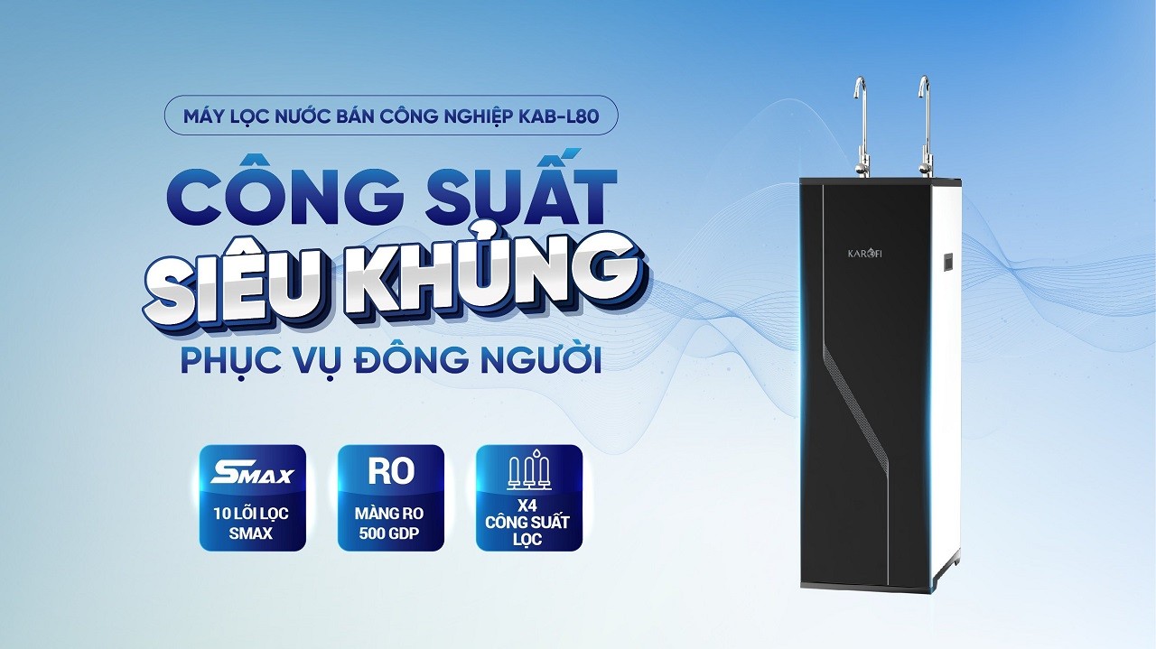 Với công suất lớn, các máy lọc nước này thường được thiết kế để phục vụ cho văn phòng lớn hay cộng đồng