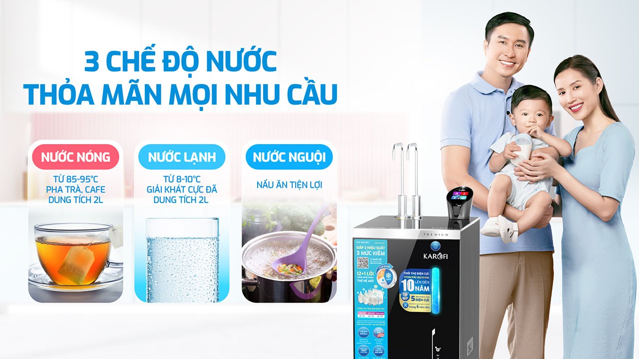 Karofi KAE-S86 – Giải pháp nước kiềm cho gia đình hiện đạiKarofi KAE-S86 – Giải pháp nước kiềm cho gia đình hiện đại
