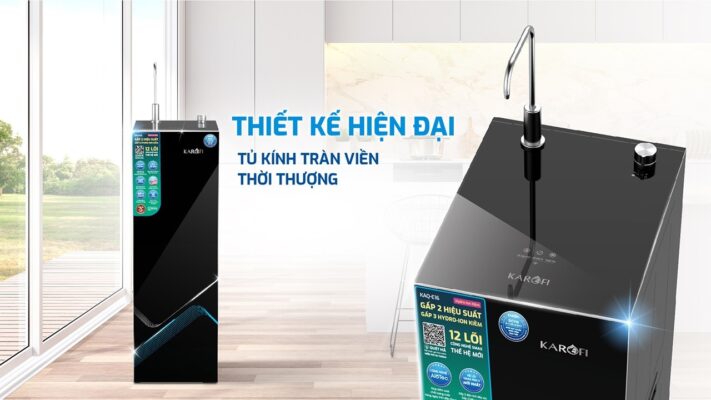 Sản phẩm máy lọc nước Karofi đều được thiết kế hiện đại, mẫu mã đa dạng